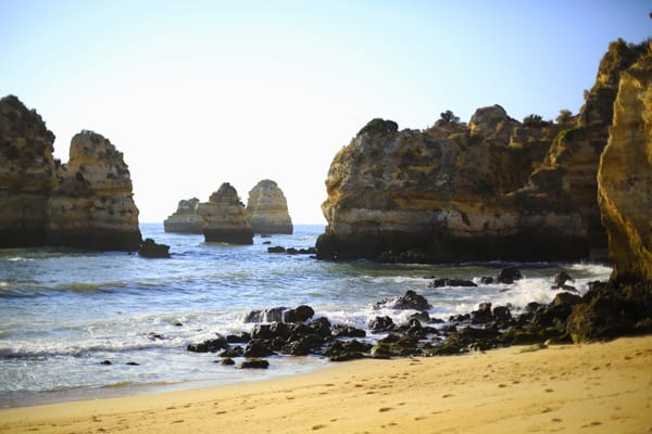 Lagos plage Algarve et océan 