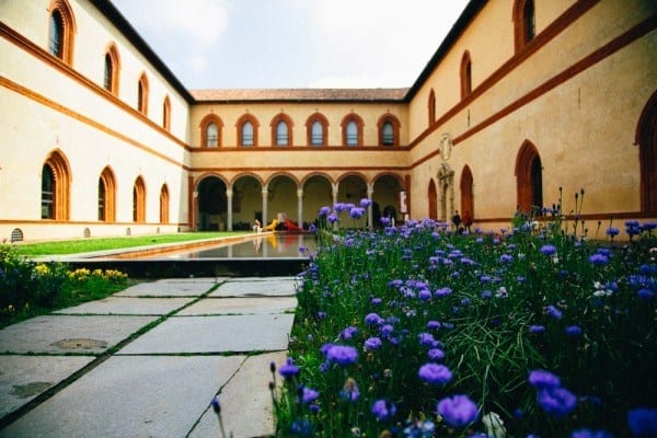 Castello Sforzesco cour interieure