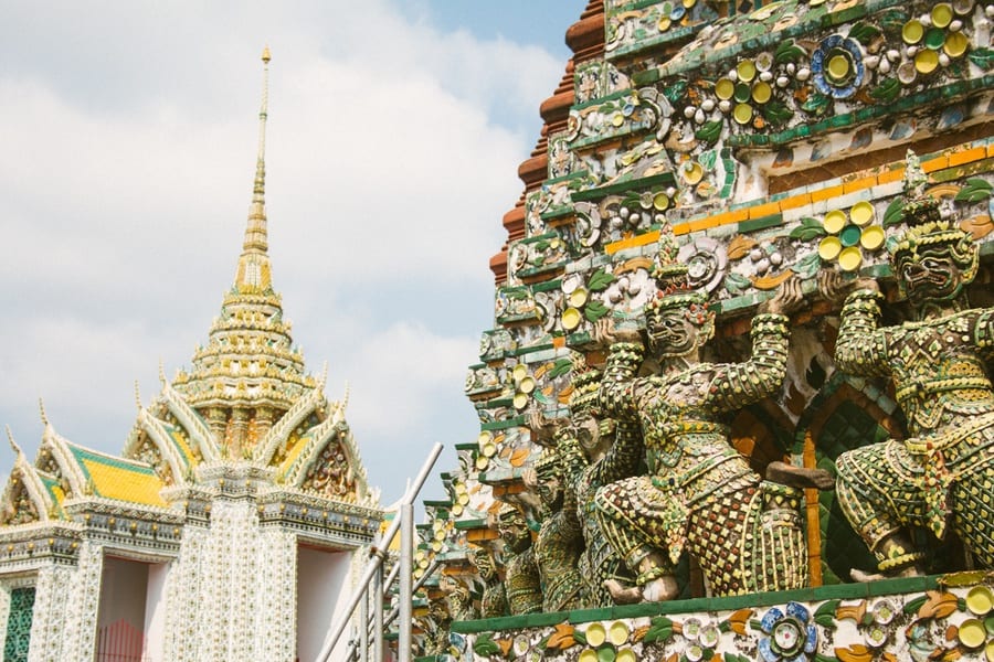 Le temple du Wat Arun à Bangkok