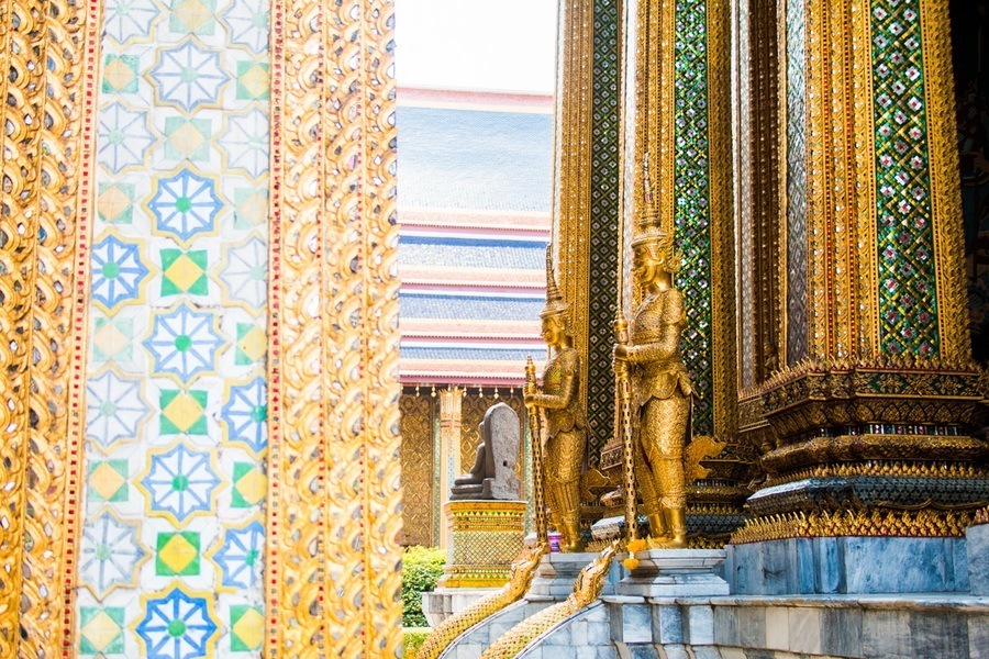 statue du palais royal de Bangkok