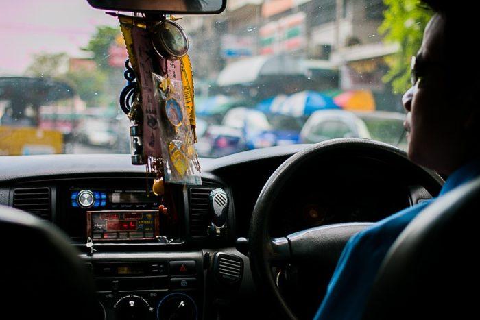 Un taxi à Bangkok