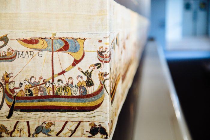 Un morceau de la tapisserie de Bayeux