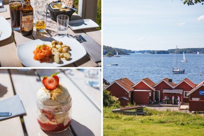 Manger sur l'archipel de Stockholm
