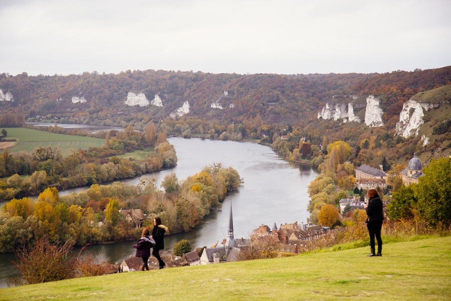 Image : Panorama sur la Seine aux Andelys - Les Escapades - Carnets qui