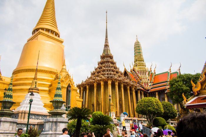 Palais royal de Bangkok, temple Thaïlande