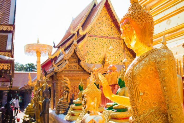 Temple Wat Phrathat Doi Suthep, Chiang Maï, Thaïlande