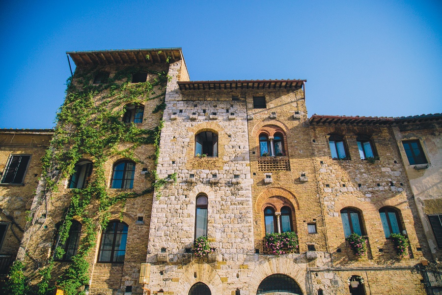 San Gimignano façades