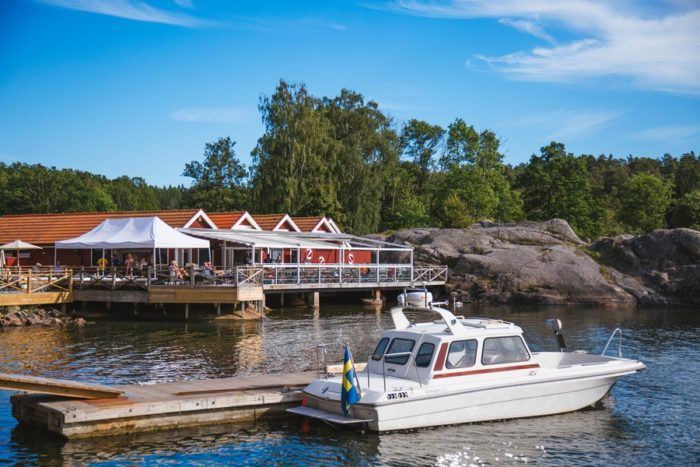 L'archipel de Stockholm et ses pontons