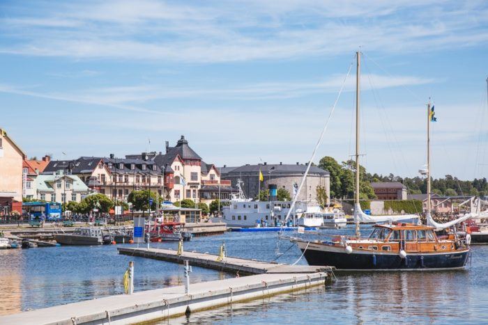 L'archipel de Stockholm et ses bateaux 