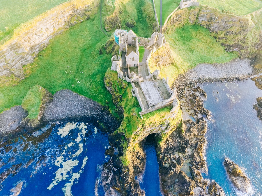 Dunluce Castle, lieu de tournage Game of Thrones
