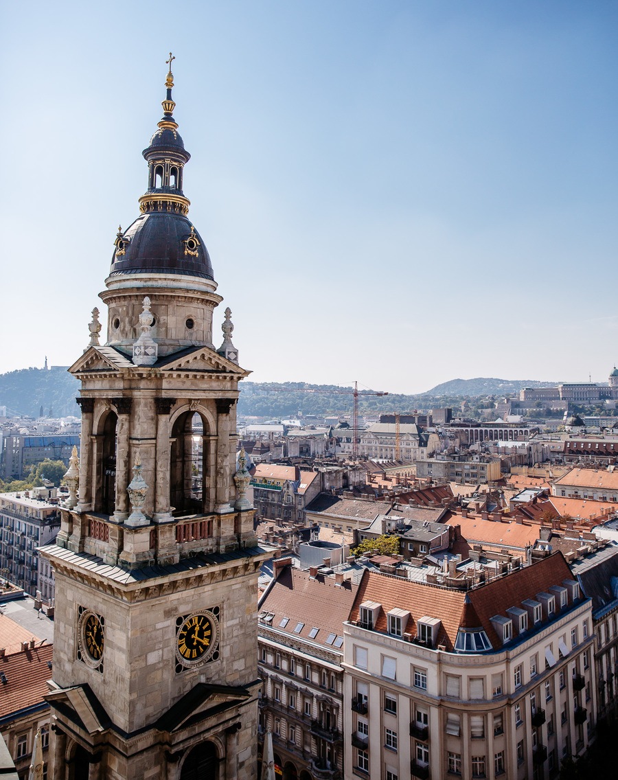 Vue panoramique Basilique Saint Etienne de Budapest