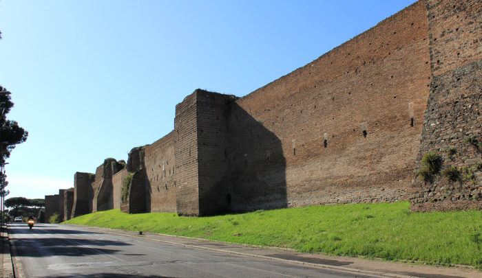 Mur d'Aurélien, Rome