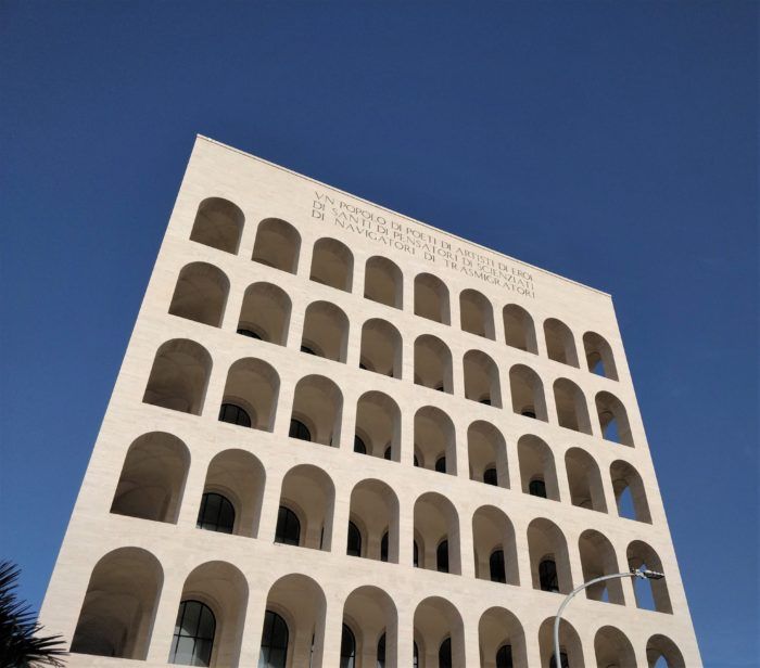 Palais de la civilisation italienne, quartier EUR, Rome