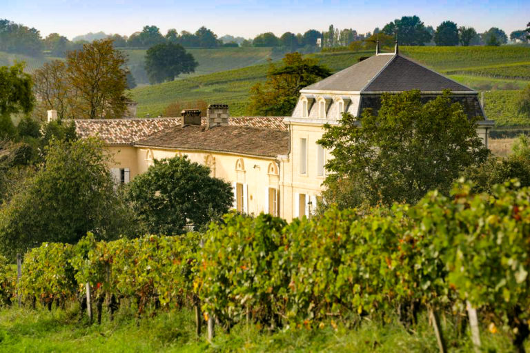Nuit dans un château au milieu des vignes de Fronsac