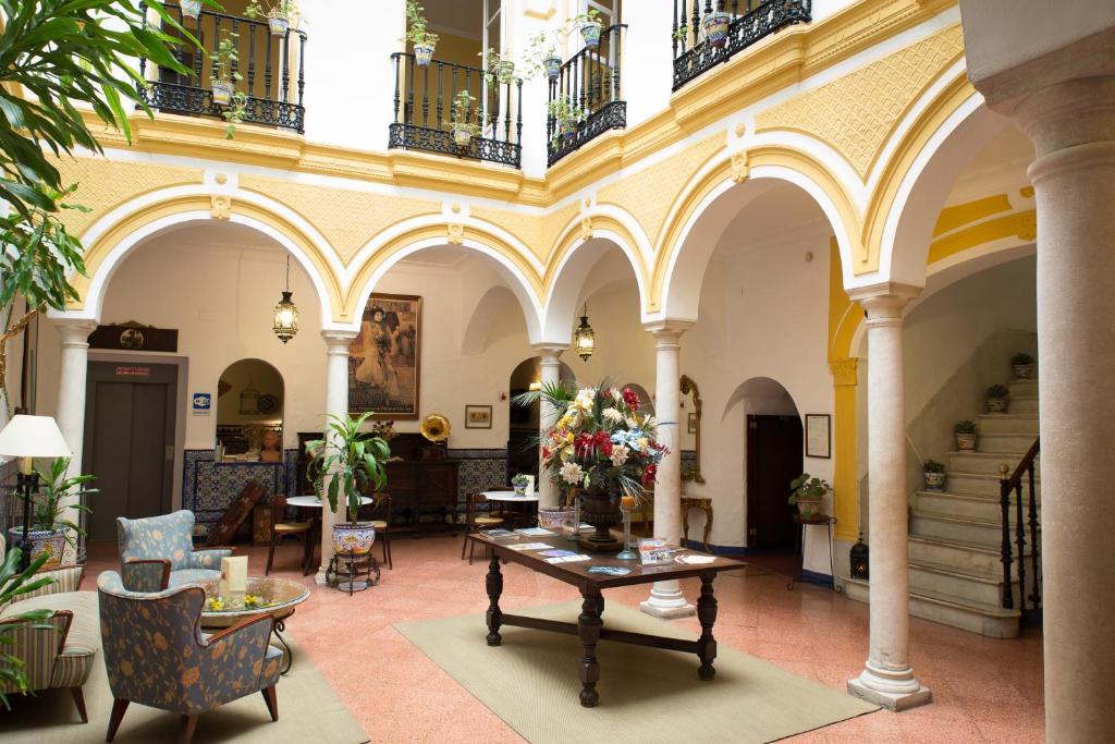 Hôtel Espagne - Vue sur le patio de l'hôtel Abanico de Séville
