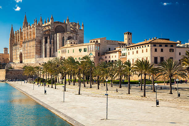 Hôtel Espagne - vue sur le Palais royal de l'Almudaina de Palma de Mallorca